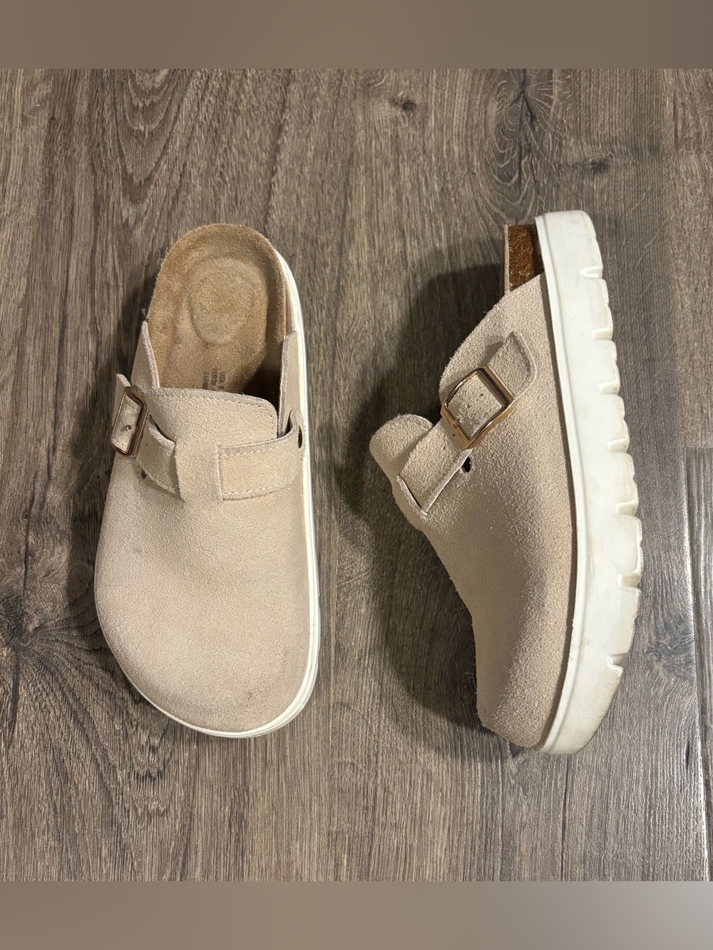 Project Cloud 100% Genuine Leather Platform Clogs Women’s (BentonChunky) Sz 8.5